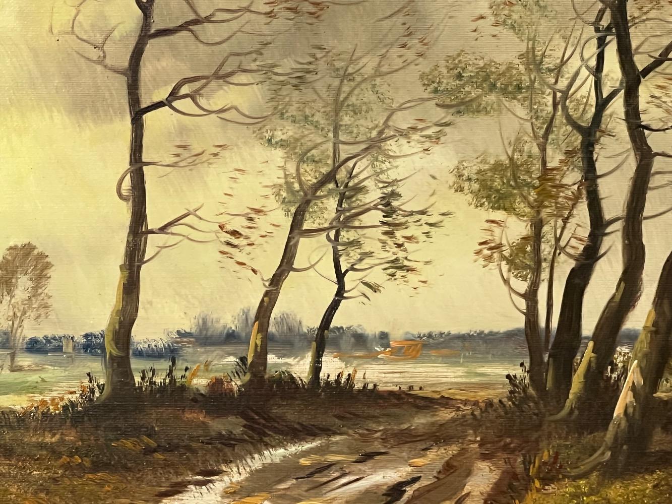 Autumn in Flanders ( oil on canvas )