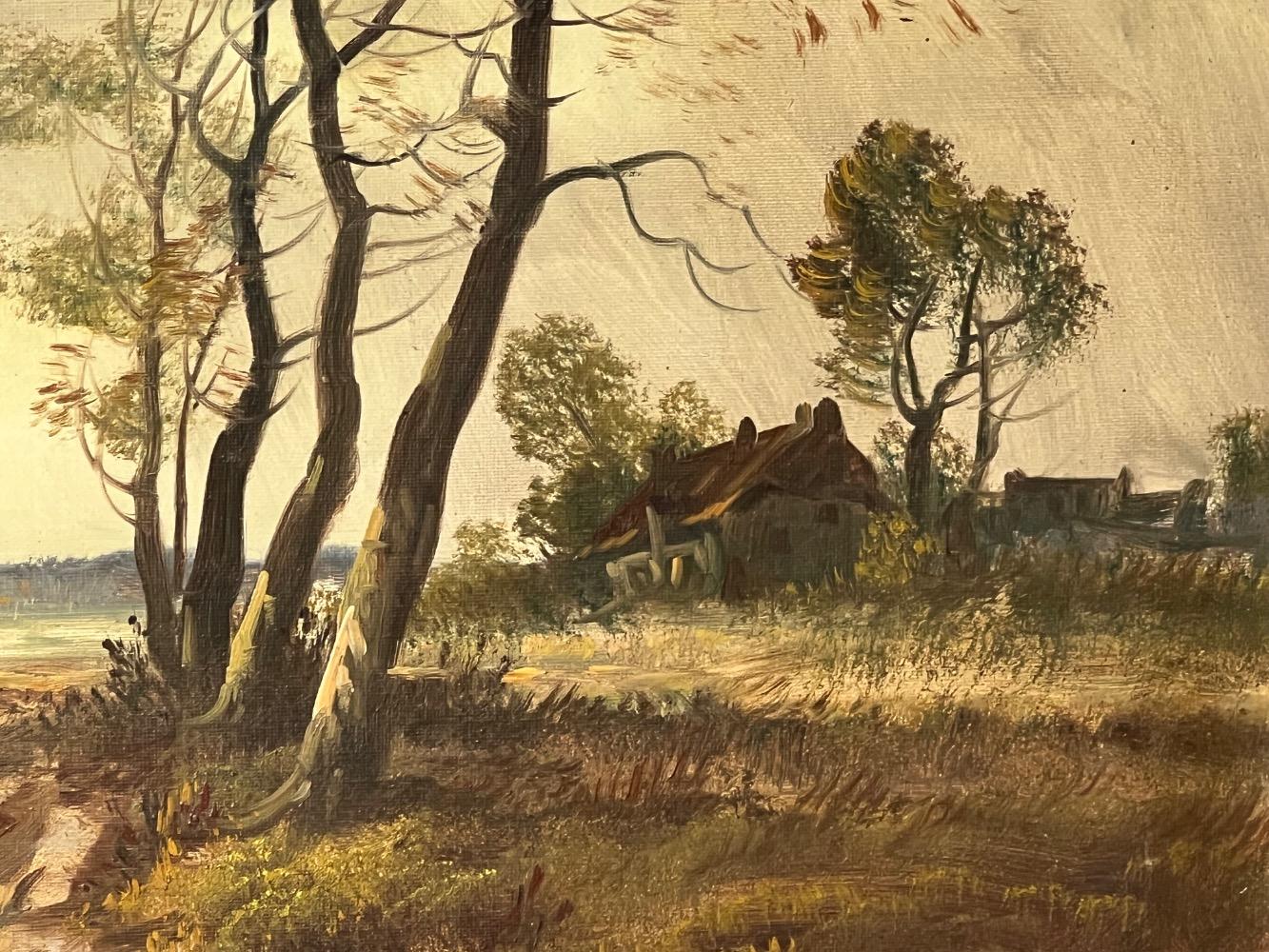 Autumn in Flanders ( oil on canvas )