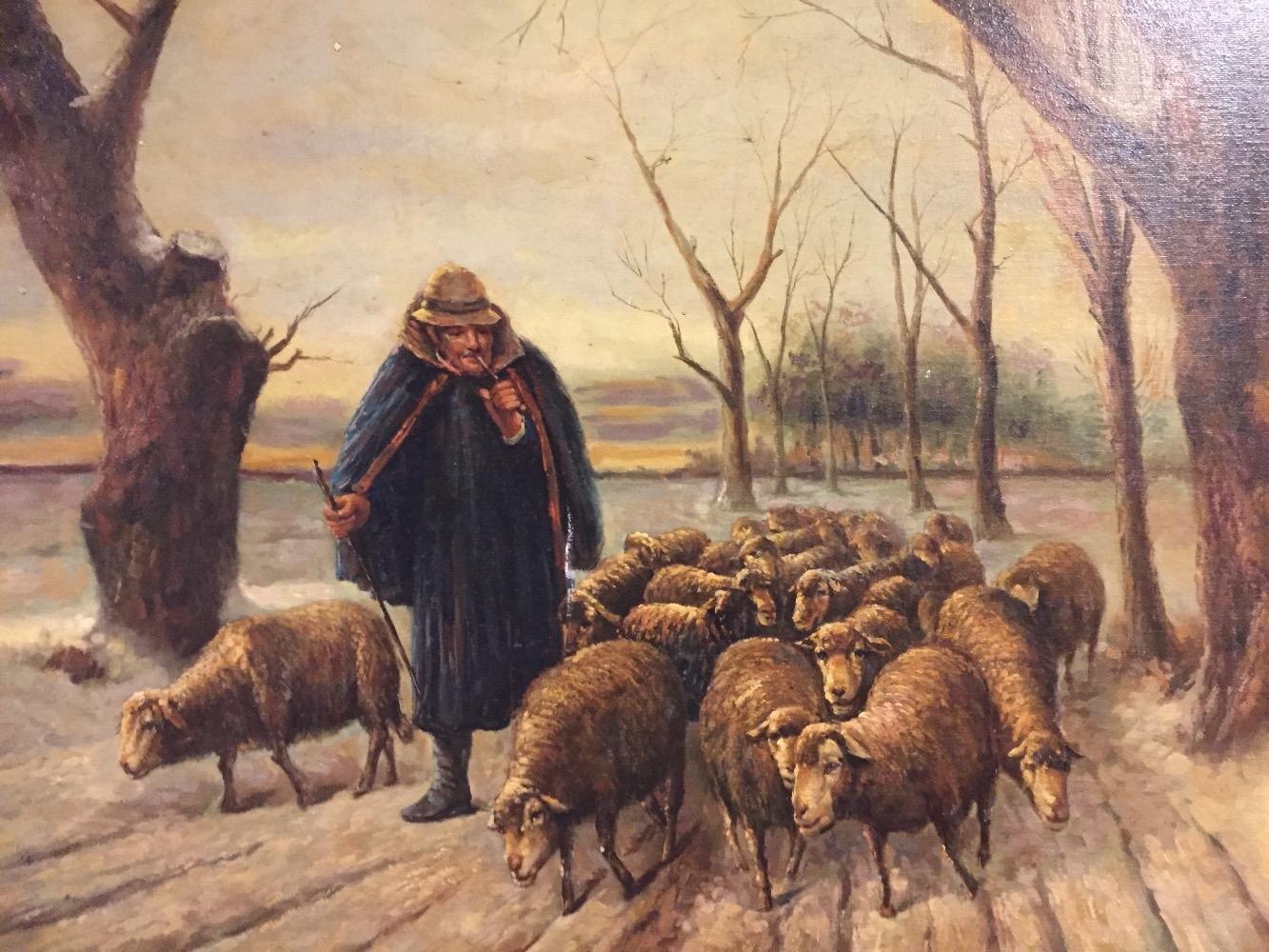 The happy shepherd 