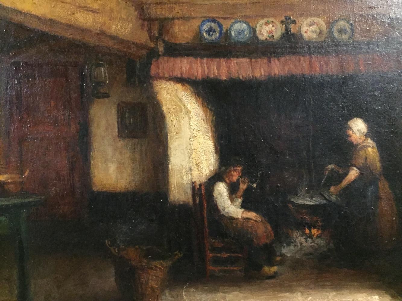 Woman and man in the kitchen
