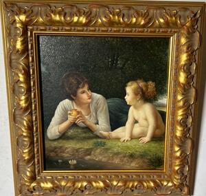 Quality time ( oil on panel )