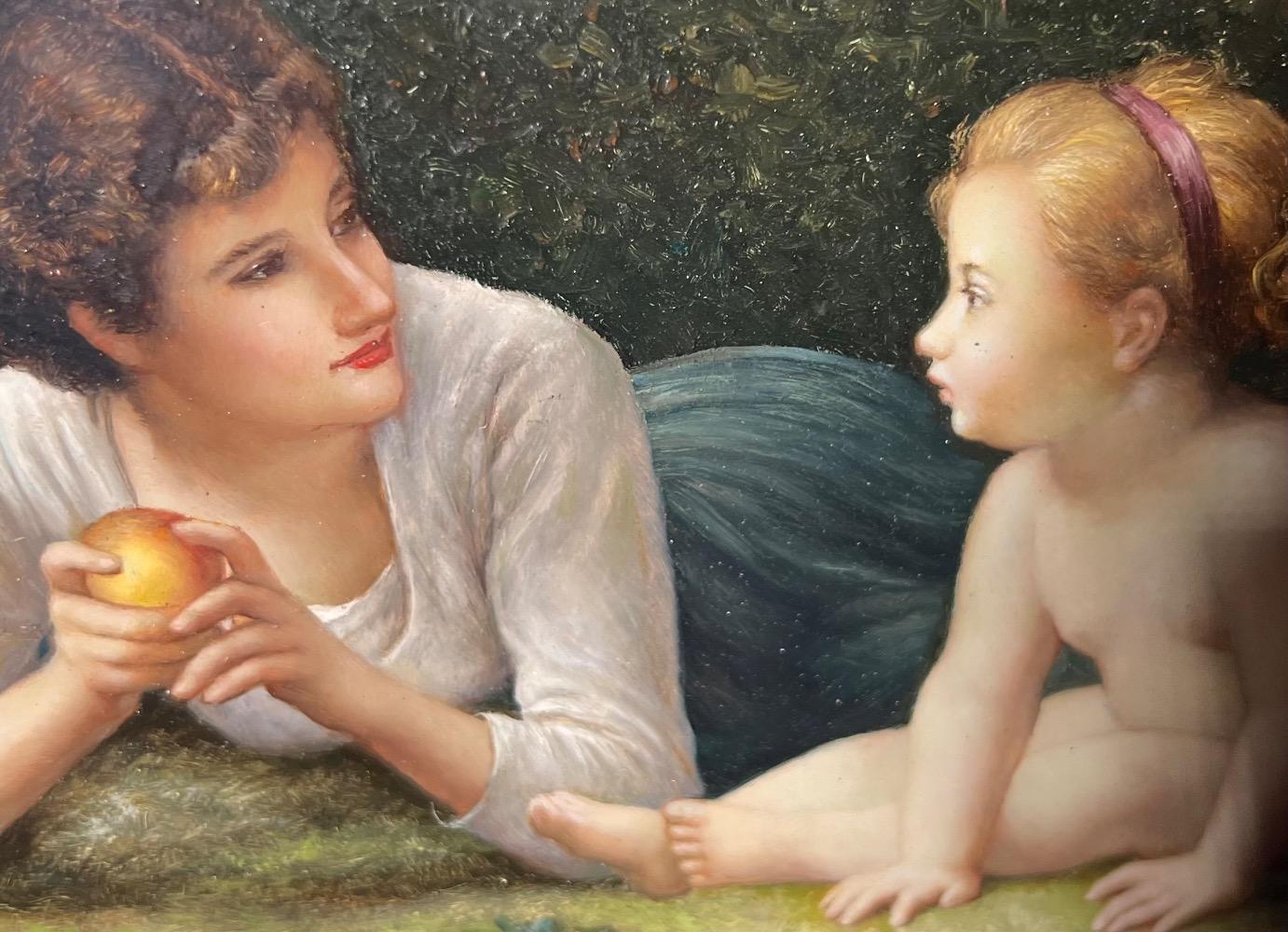 Quality time ( oil on panel )