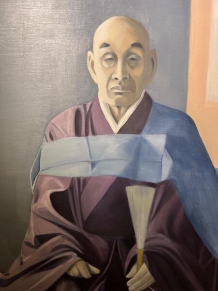 The peaceful monk ( oil on canvas)