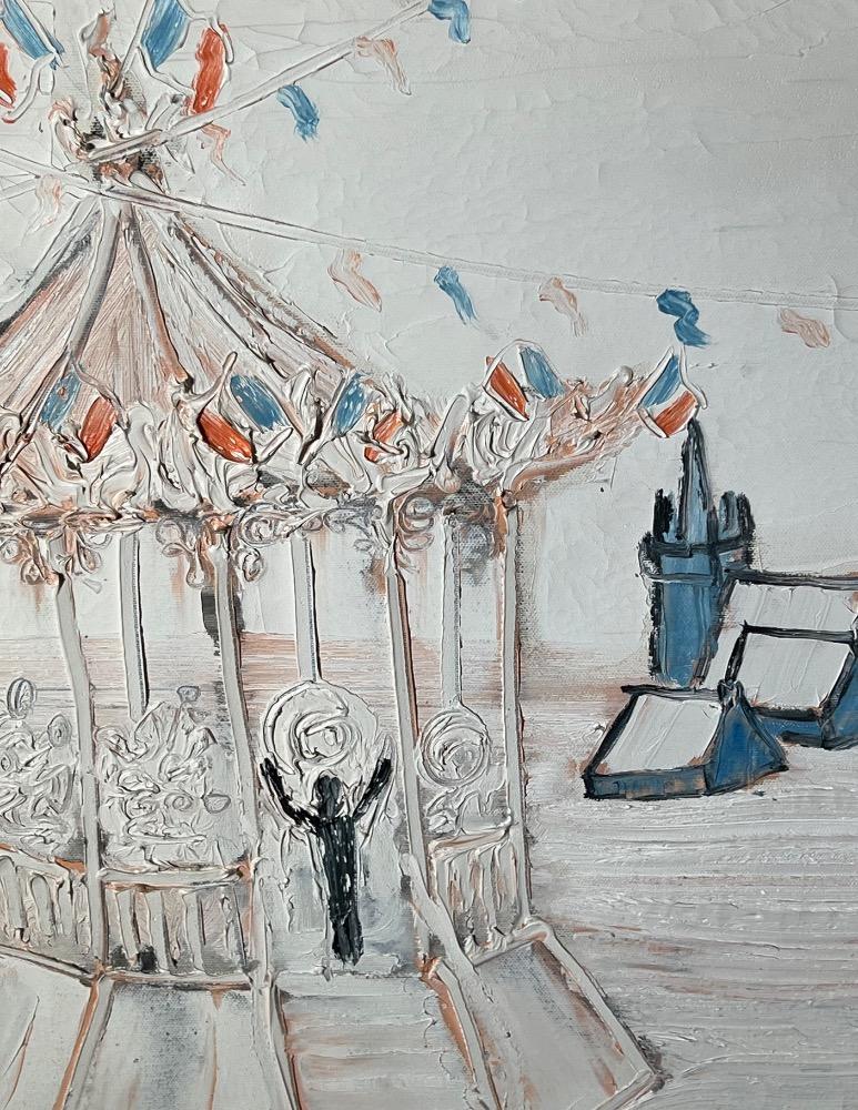 A good time at the fancy fair ( oil on canvas)