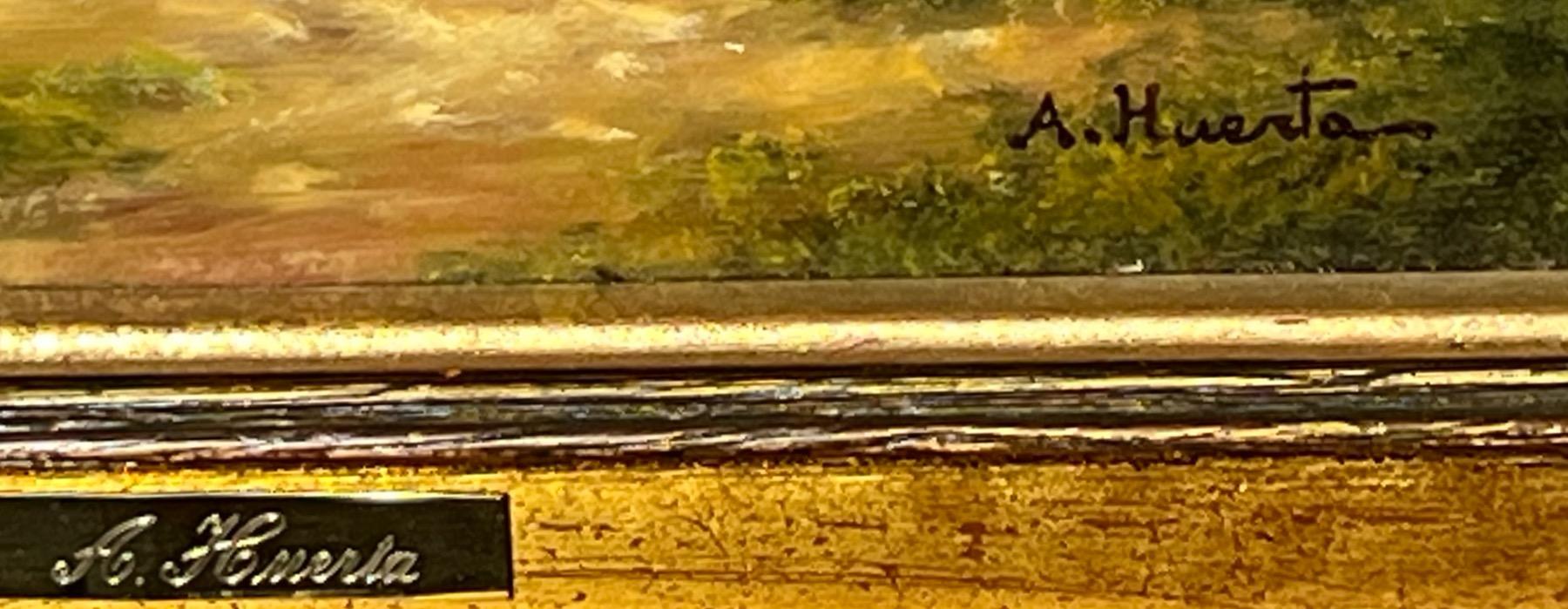 A pair of Stillifes with fruit ( oil on canvas )