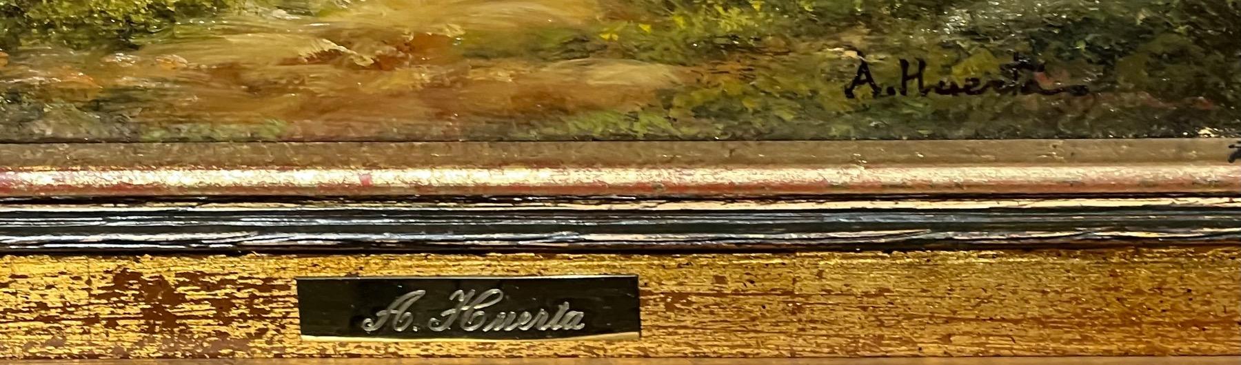 A pair of Stillifes with fruit ( oil on canvas )