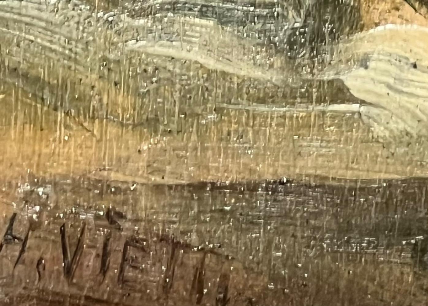 A pair of Stillifes with fruit ( oil on panel )