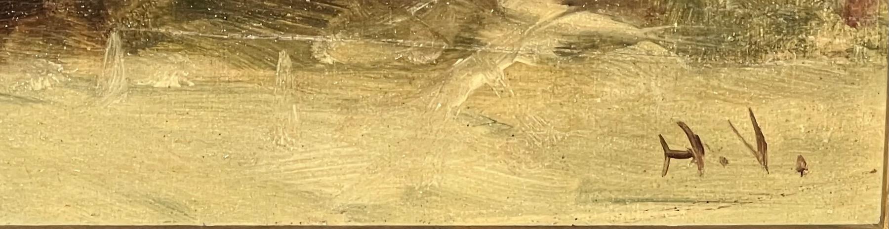 A pair of Stillifes with fruit ( oil on panel )