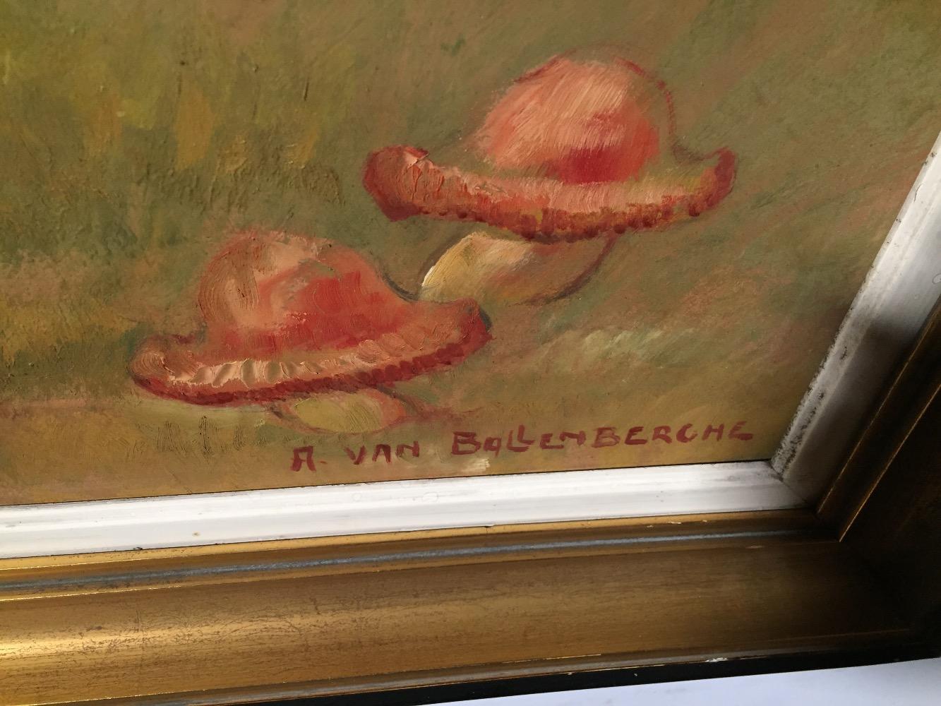 Snowwhite and the Seven dwarfs ( oil on panel )