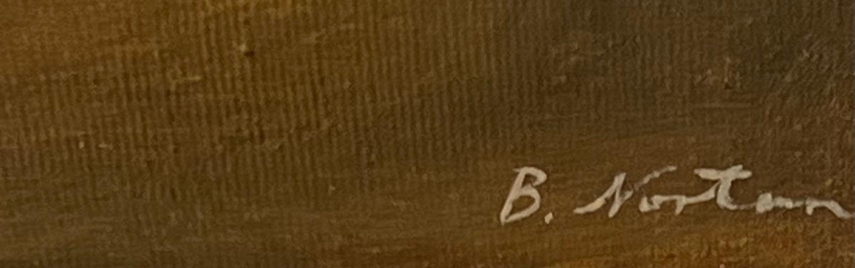 After Picasso , the acrobat and the young harlequin ( oil on canvas )
