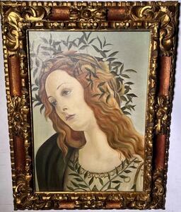 Minerva , fragment of the Pallade e il Centauro ( oil on canvas)