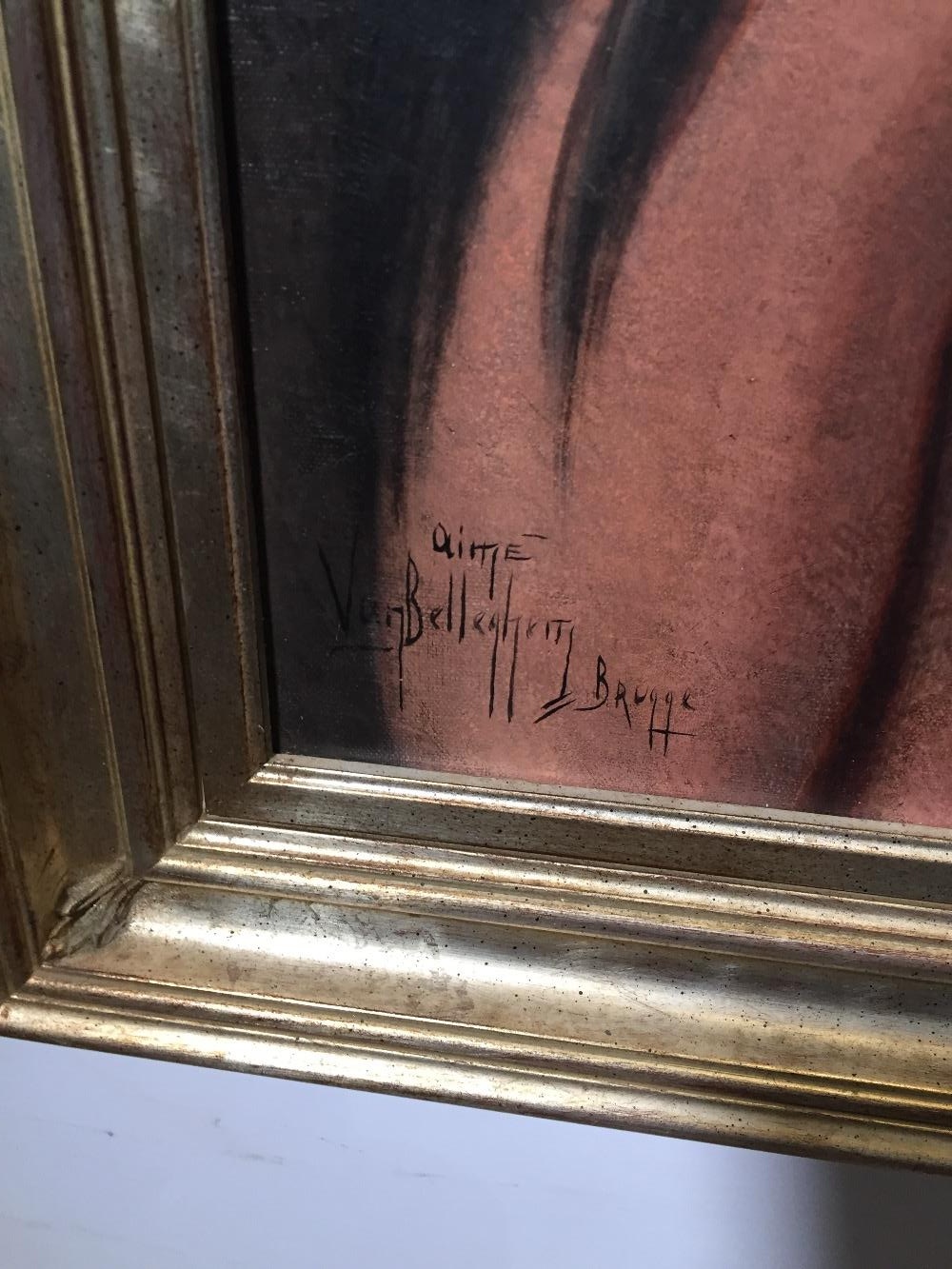 In the name of the rose ( oil on canvas)