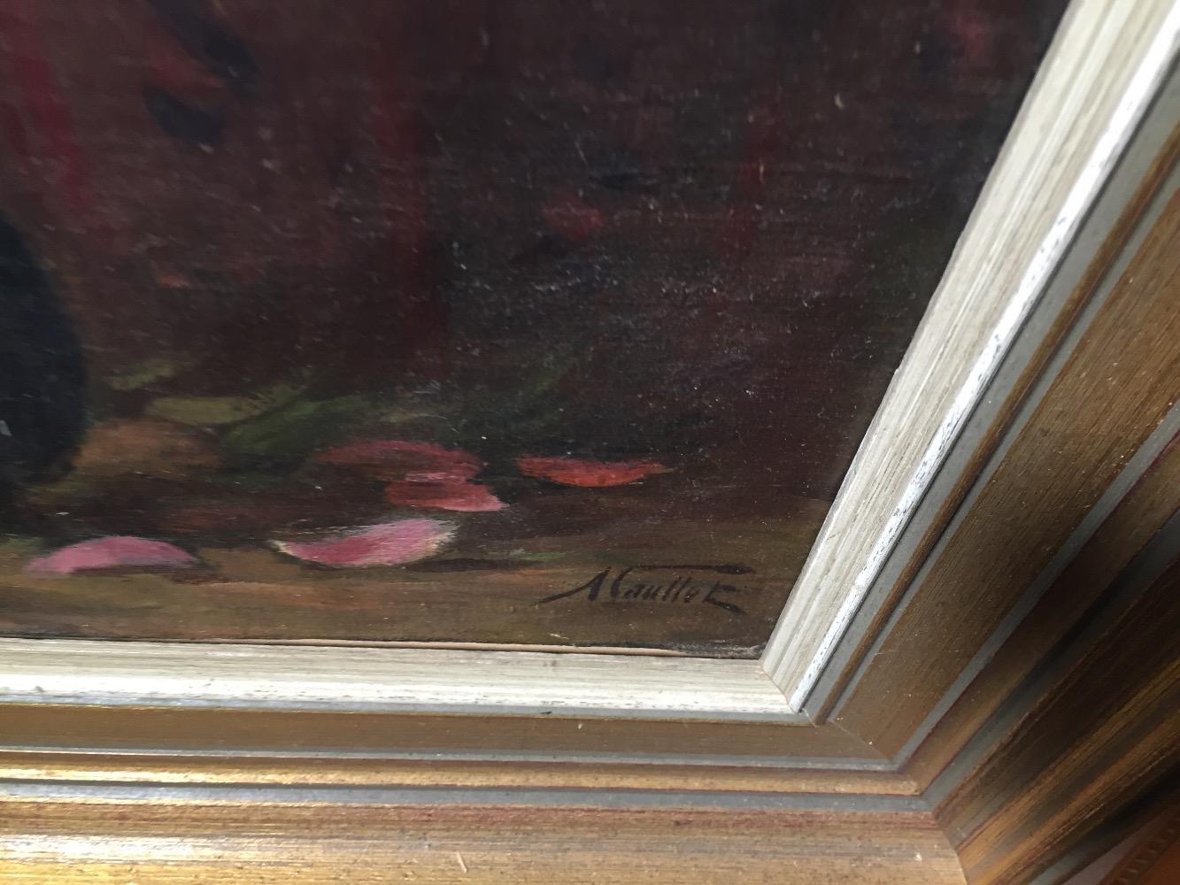 Stillife with roses ( oil on canvas)