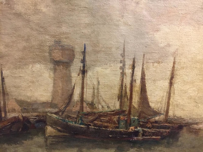 Boats in the harbour 
