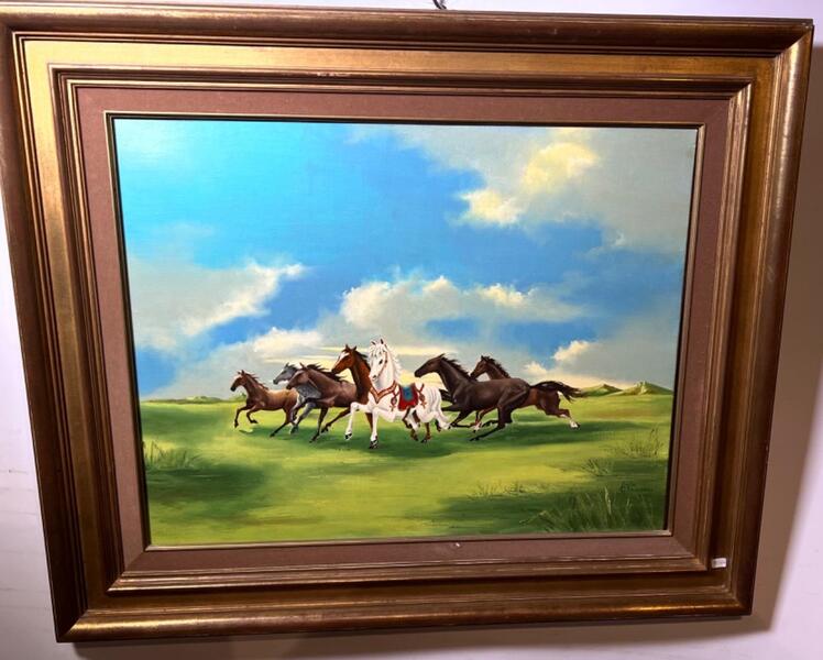 Free at last (enfin libre )( oil on canvas )