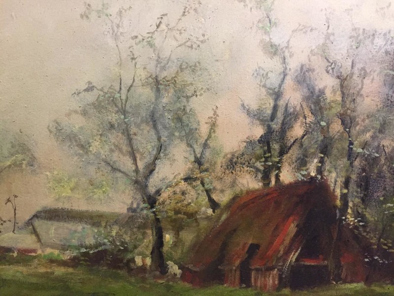 Cottage in the spring 
