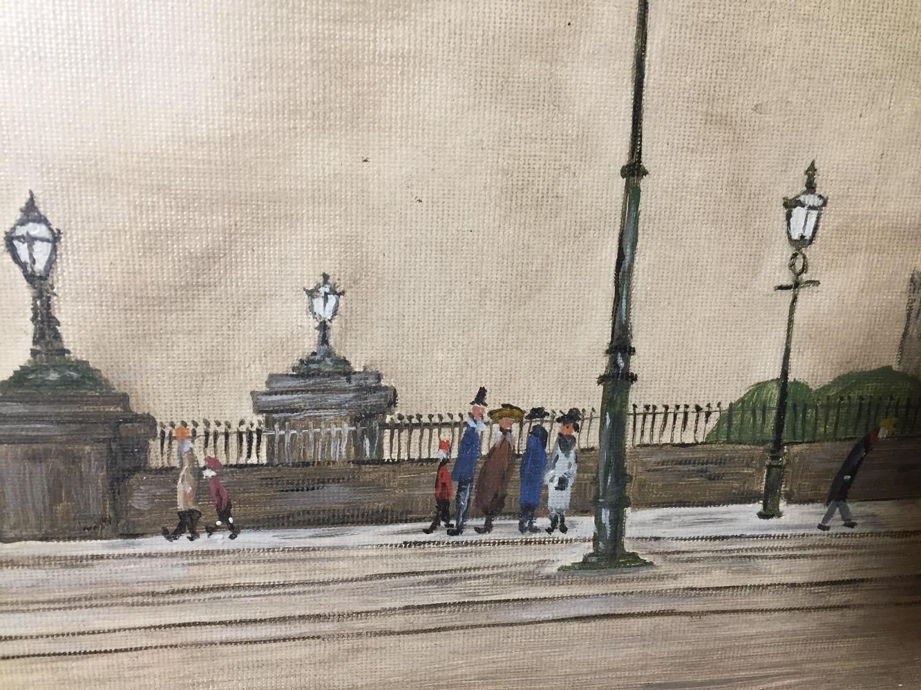 Daily Life in Brussels ( oil on panel )