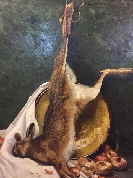 Stillife with a hare
