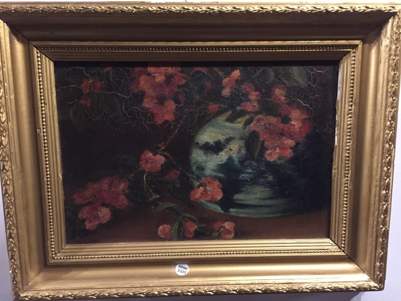 Stillife with red flowers 