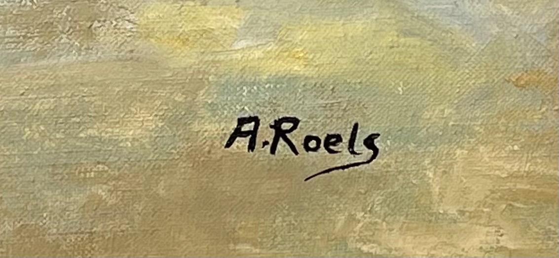 Stillife with roses ( oil on canvas )