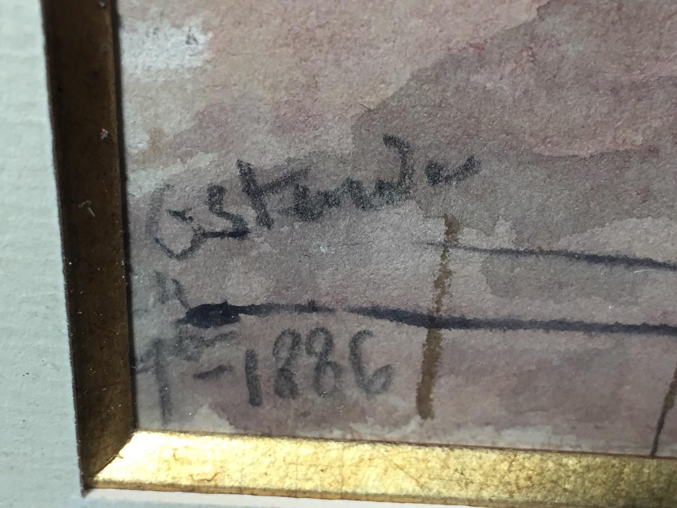 The beach of Ostend ( watercolours )