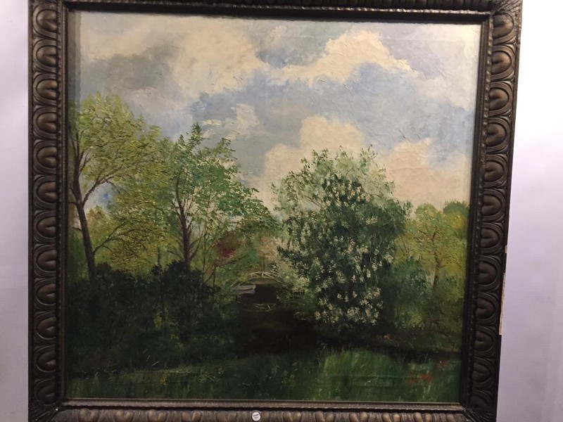 The orchard in the summertime 