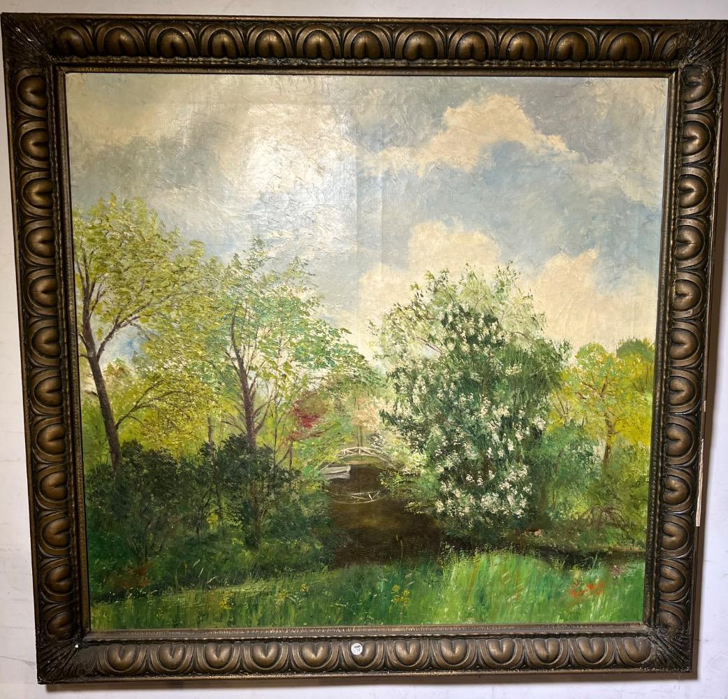 The orchard in the summertime 