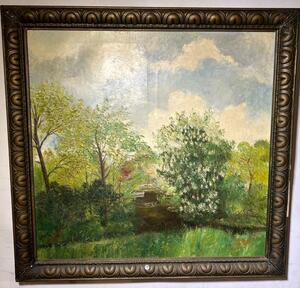 The orchard in the summertime 