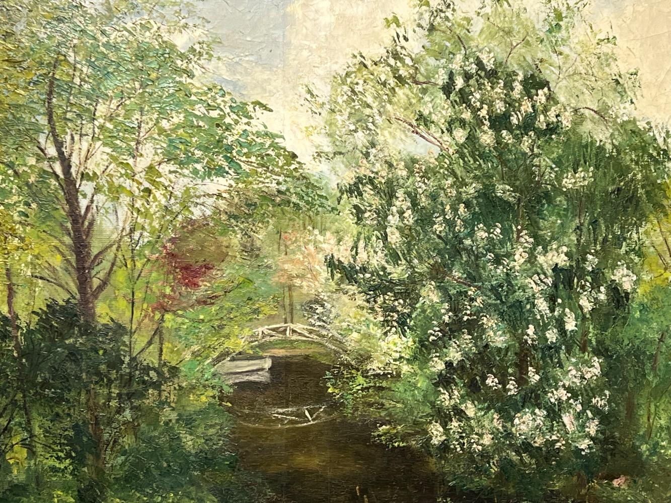 The orchard in the summertime 