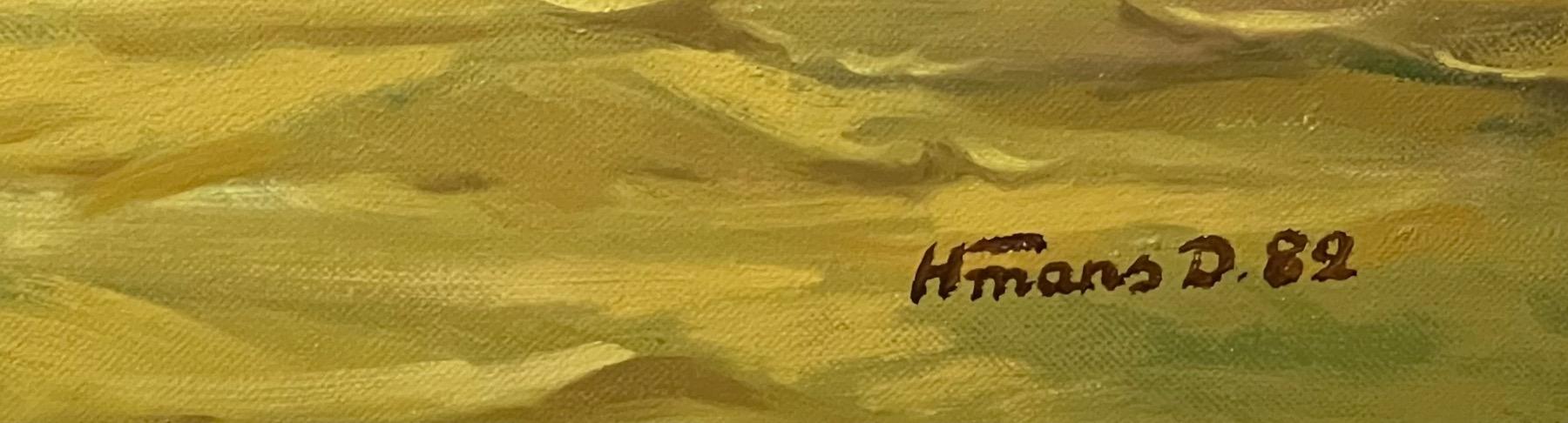 The proud dog ( oil on canvas )