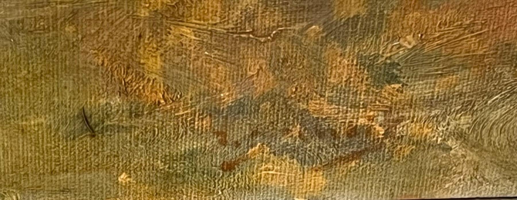 Time for a coffee ( oil on canvas)