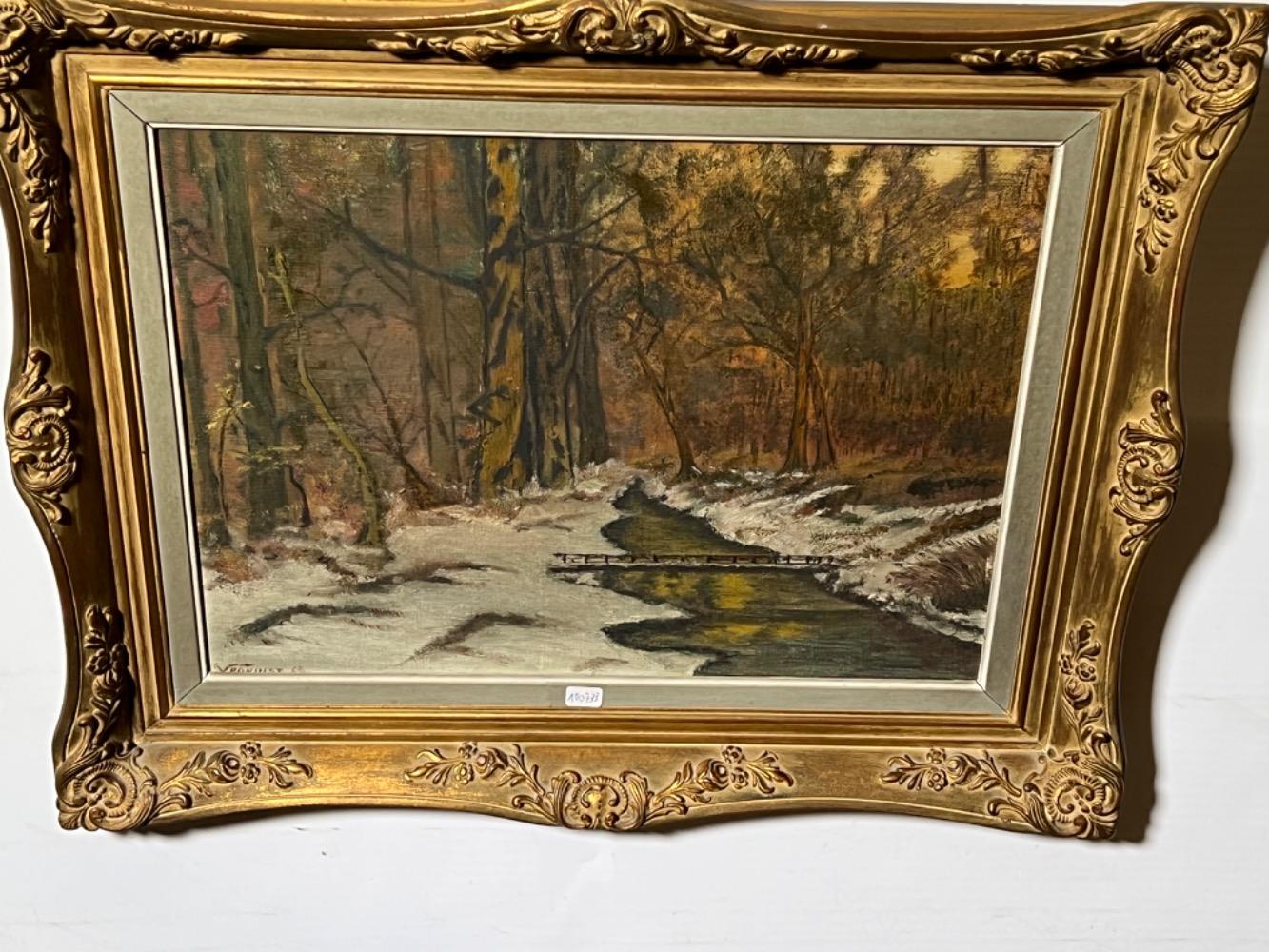 Wintertime ( oil on canvas )