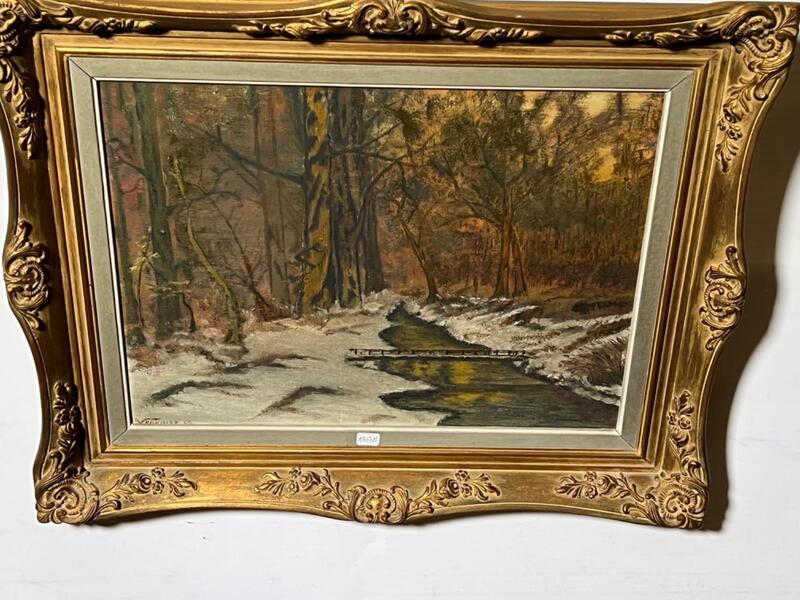 Wintertime ( oil on canvas )