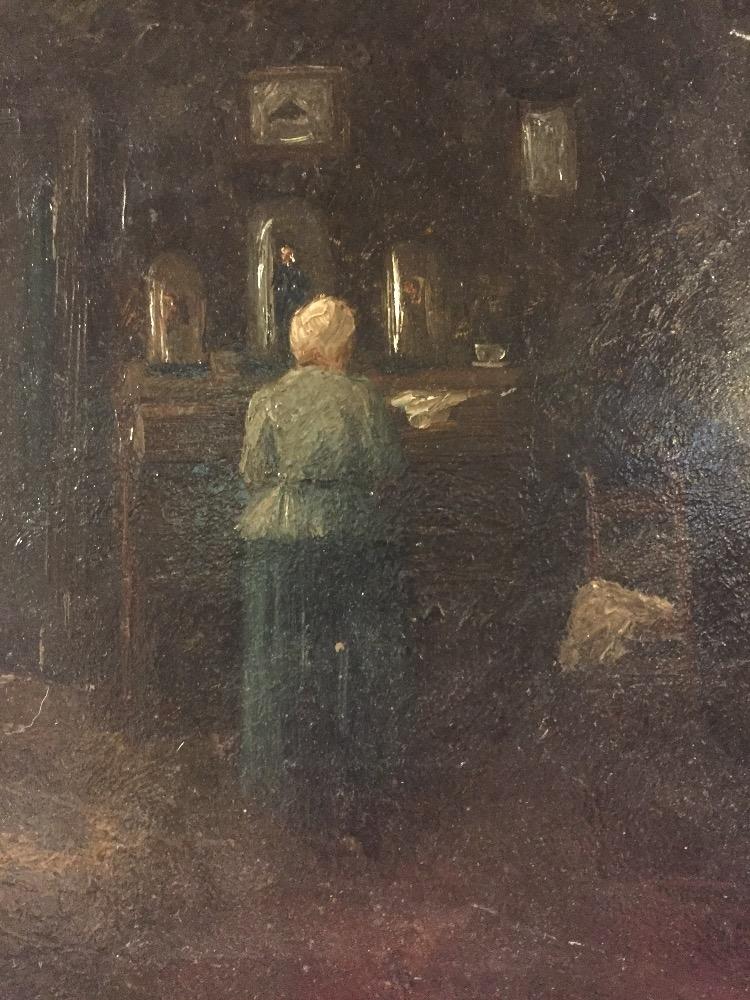 Woman in an interior