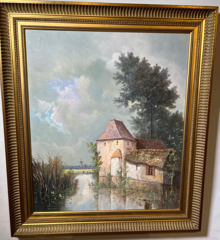 The castle at the riverside 