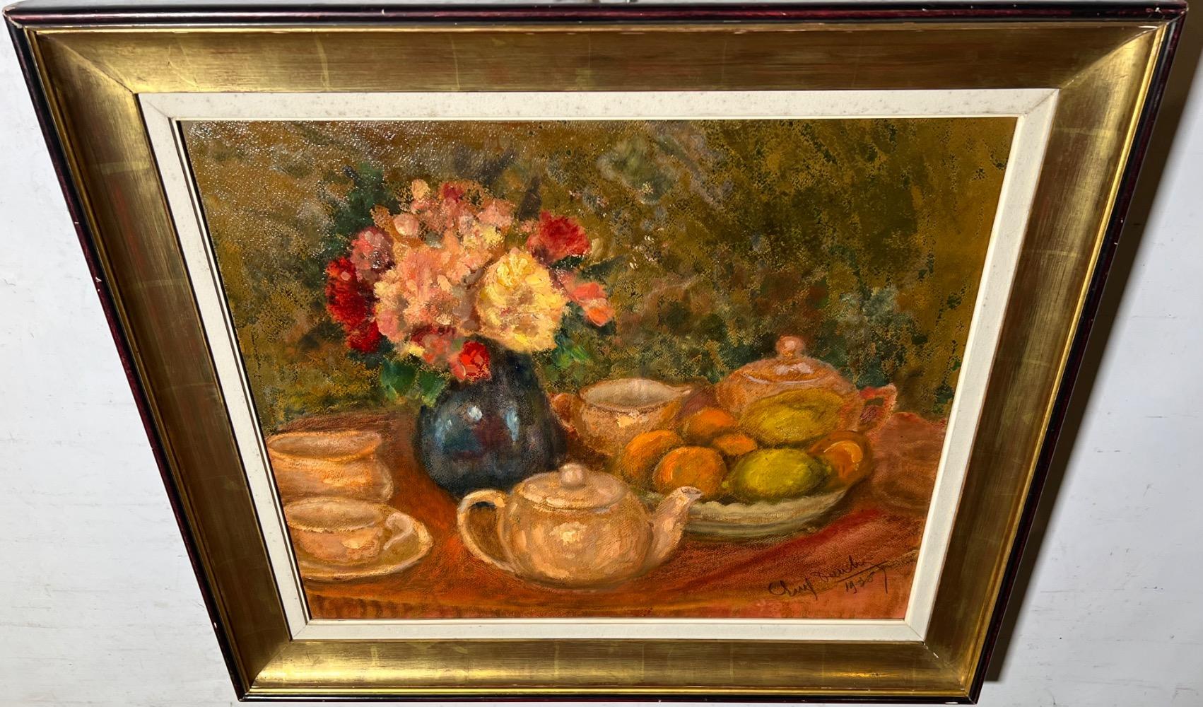 Breakfast ( oil on panel )