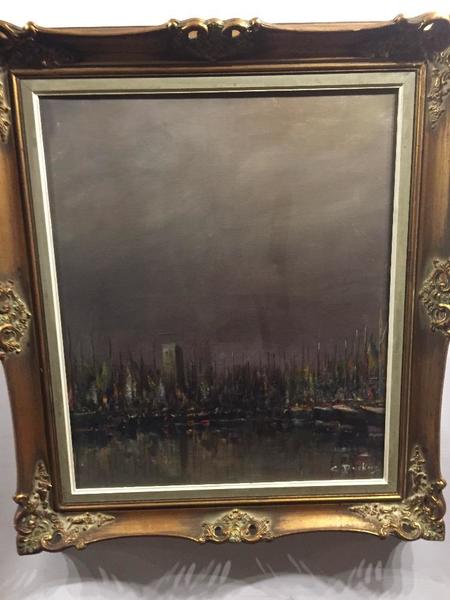 Boats in the harbour 