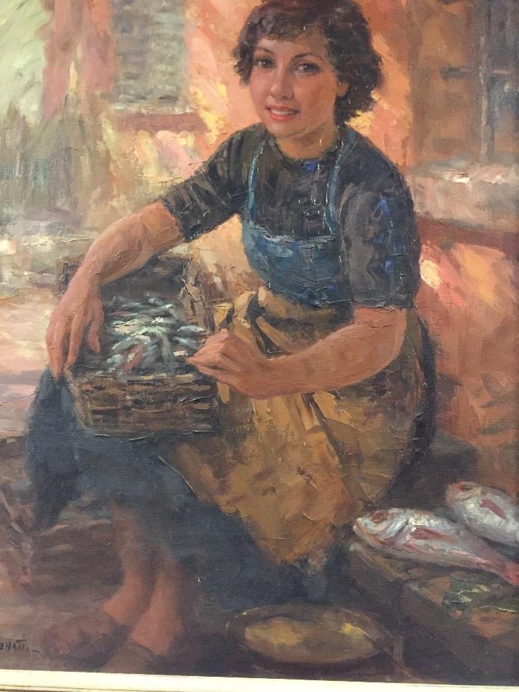 The Italian female fishmonger