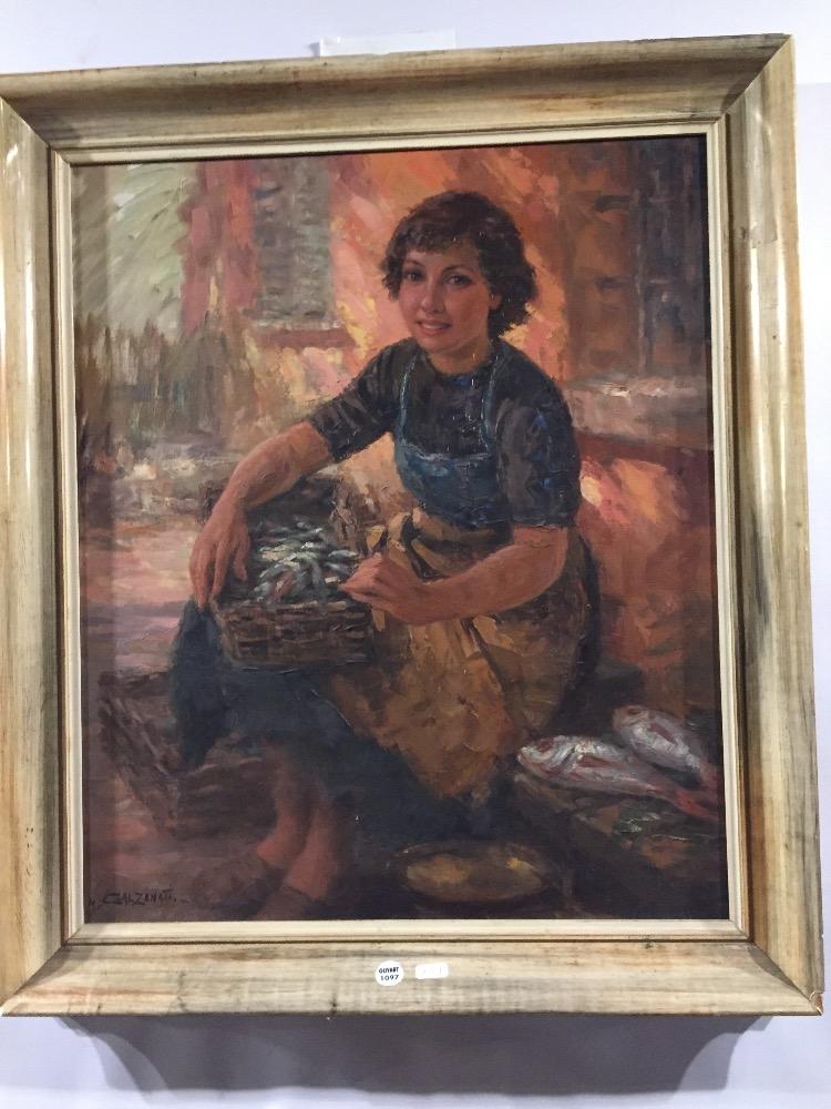 The Italian female fishmonger