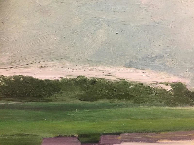 Abstract green landscape 