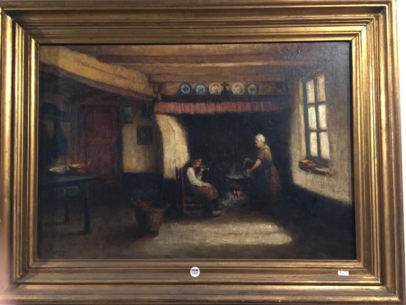 Woman and man in the kitchen