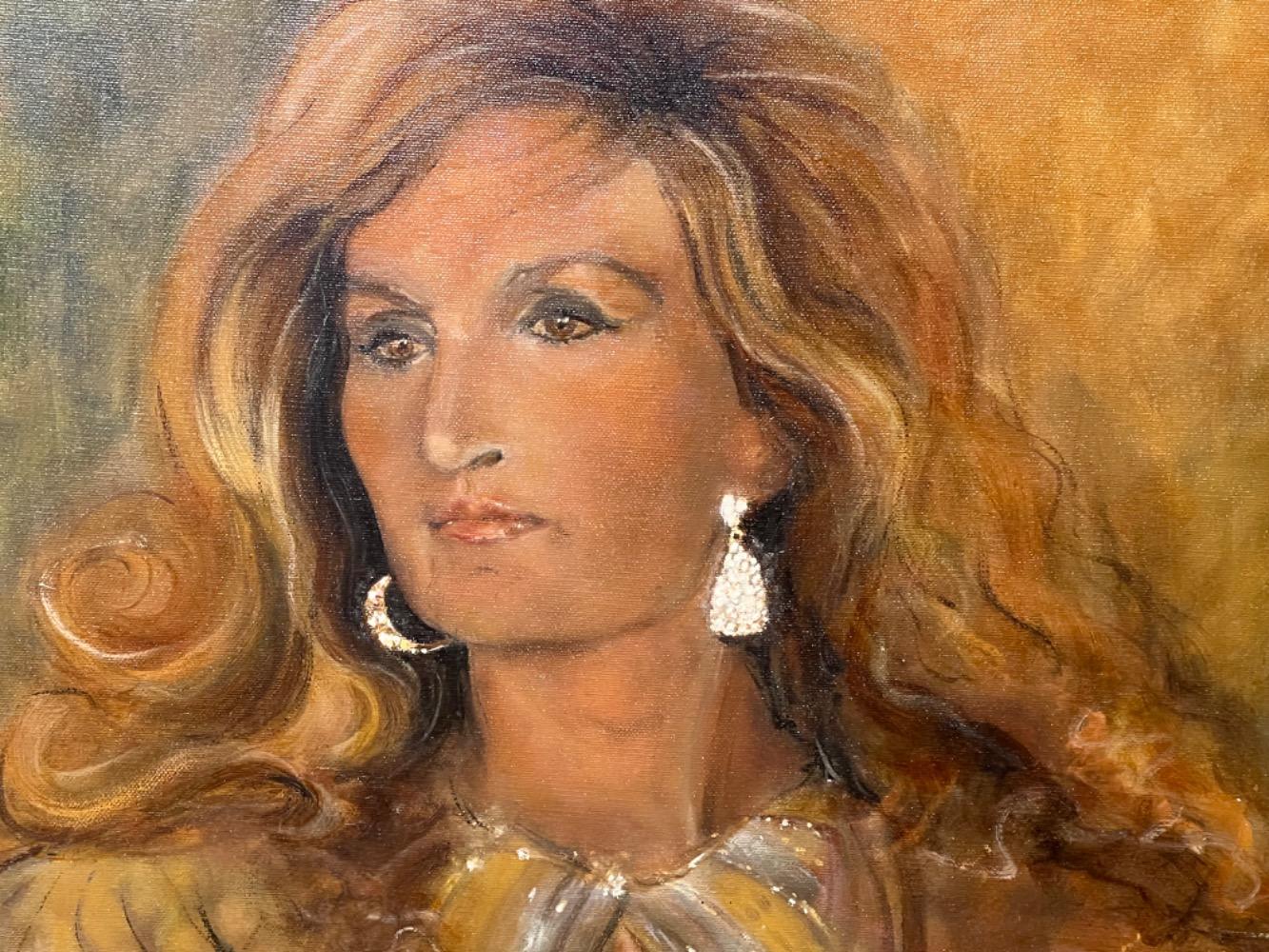 Dalida ( oil on canvas )