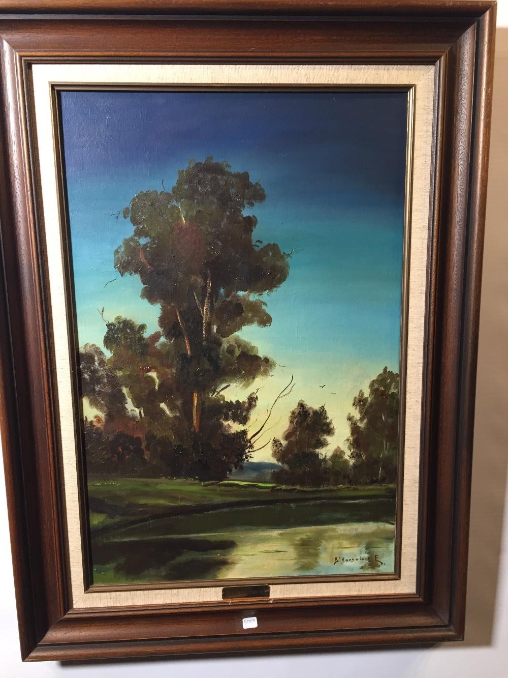 The lake in the summertime 