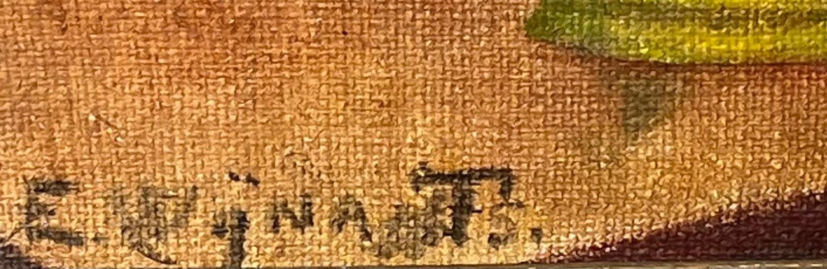 Stillife with flowers  ( oil on canvas on board )