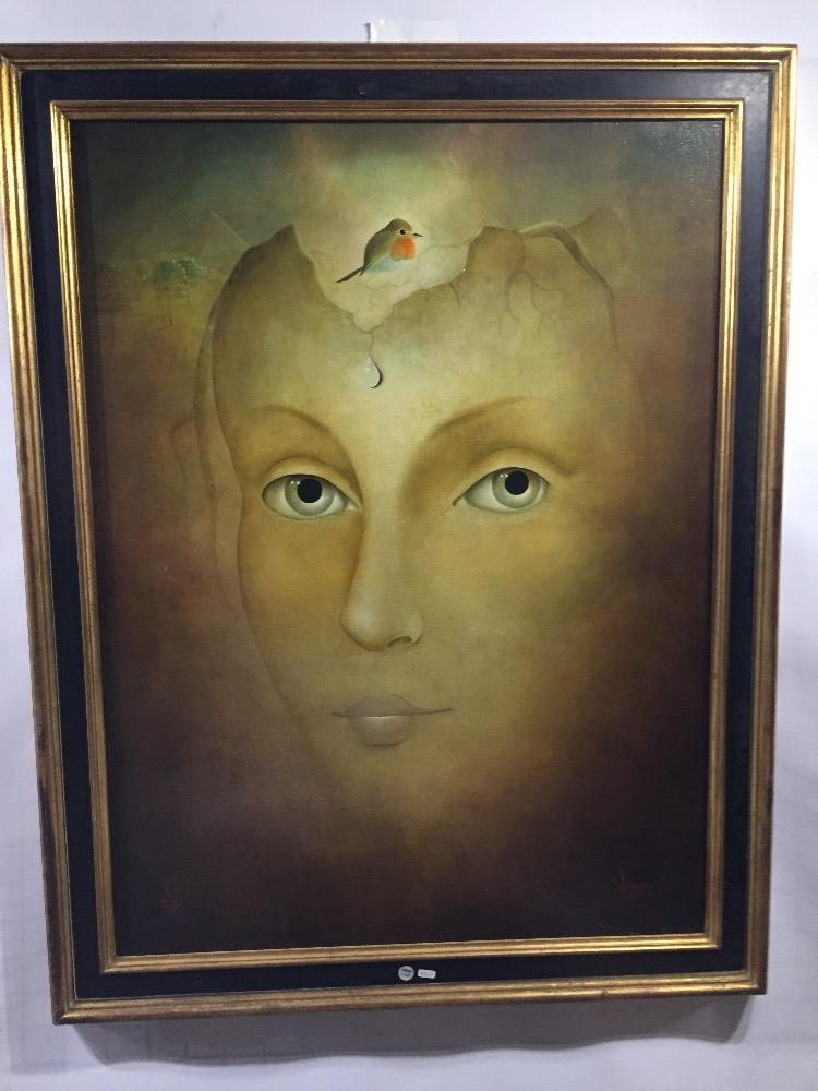 The Girl with the red Robin 