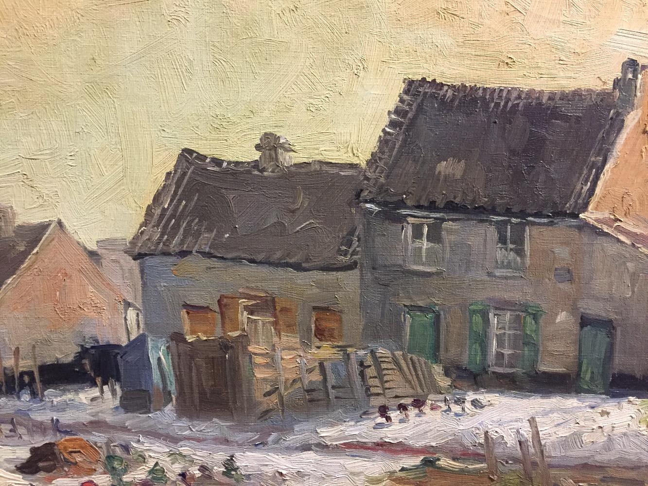 Farm in the winter 