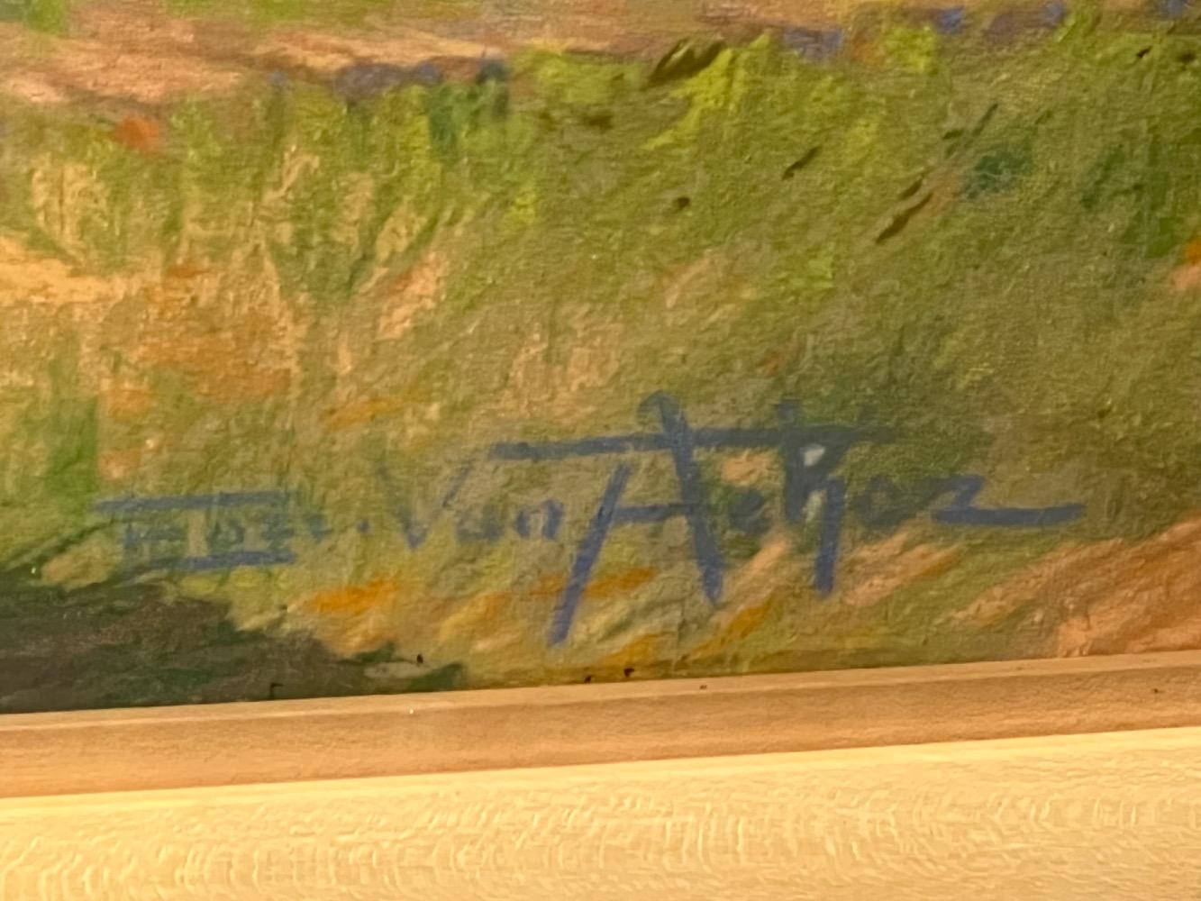 Houses in Bruges ( gouache )