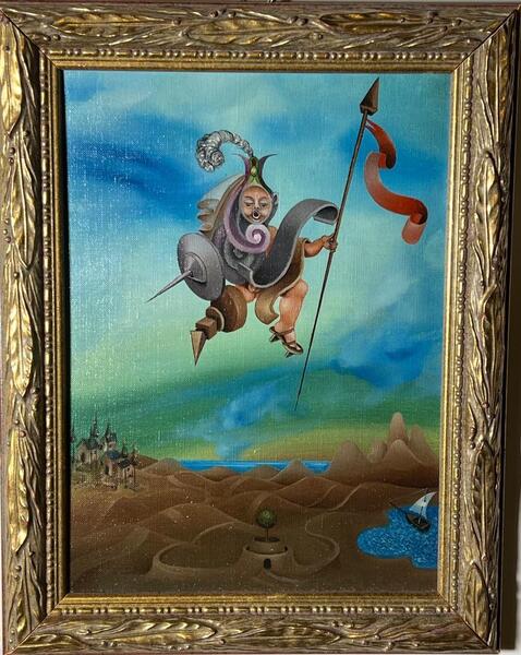 Flying high ( oil on canvas ) Flying high ( oil on canvas )