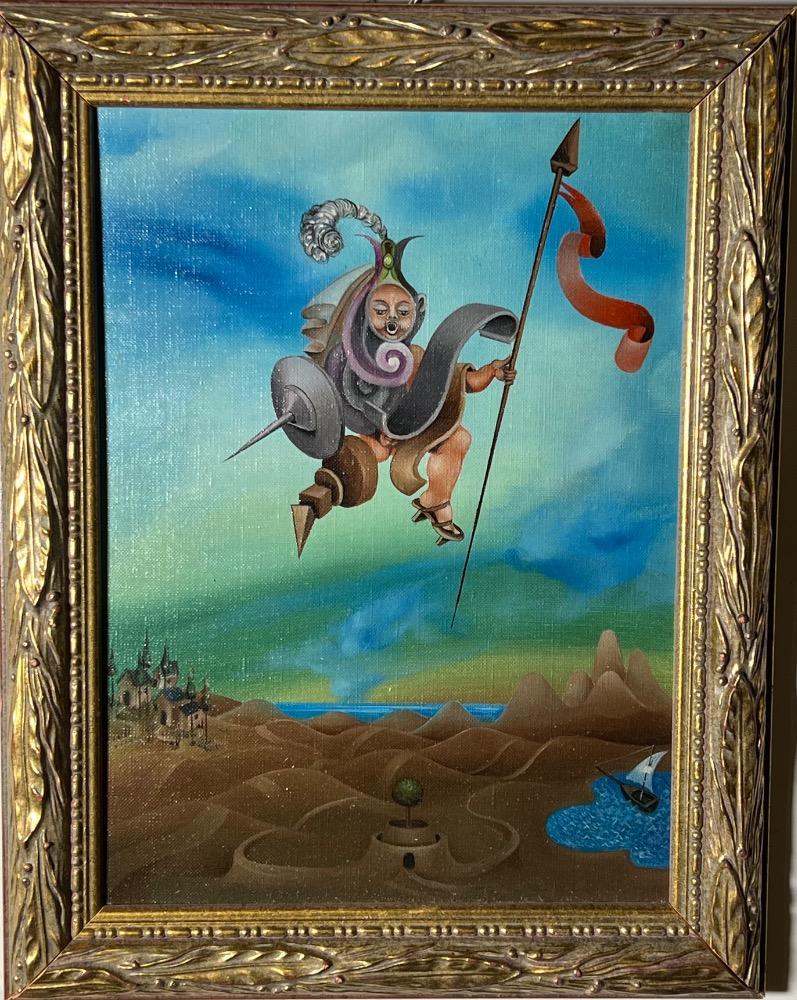 Flying high ( oil on canvas )