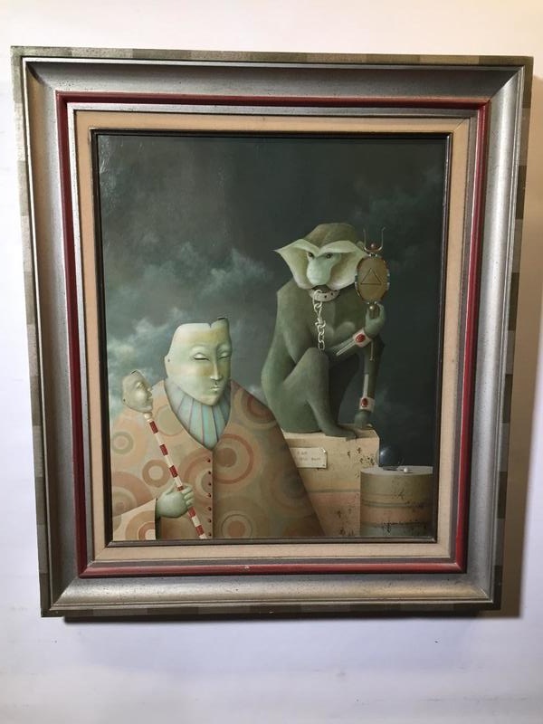 Ego Sum qui Sum ( i amWho i am ) (oil on canvas)